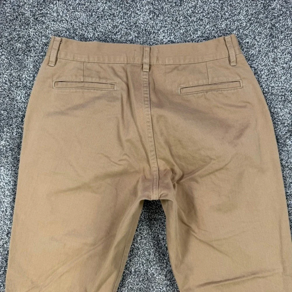 Taylor Stitch Slim Fit Chino Pants Mens 31 Khaki Tan Cotton Handmade in Spain